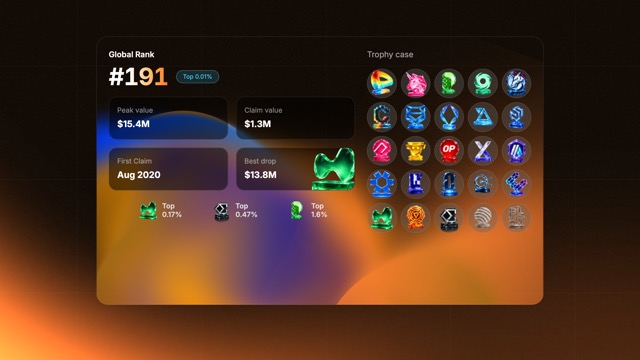 Airdrop Wrapped preview
