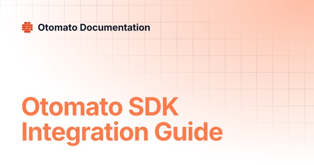 SDK Integration preview